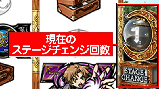 現在のステージチェンジ回数
