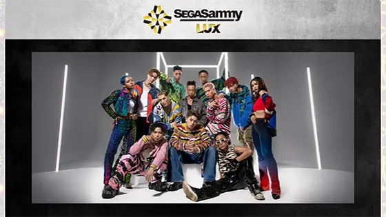 ユニバカサミフェス2024のSEGA SAMMY LUX（セガサミールクス）ダンスパフォーマンス告知画像