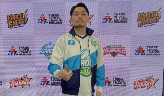 777リーグ表彰式のリノさん