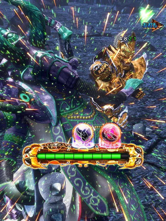 牙狼神速神撃3000LT（パチンコ）の神速神撃魔獣BATTLE　3撃