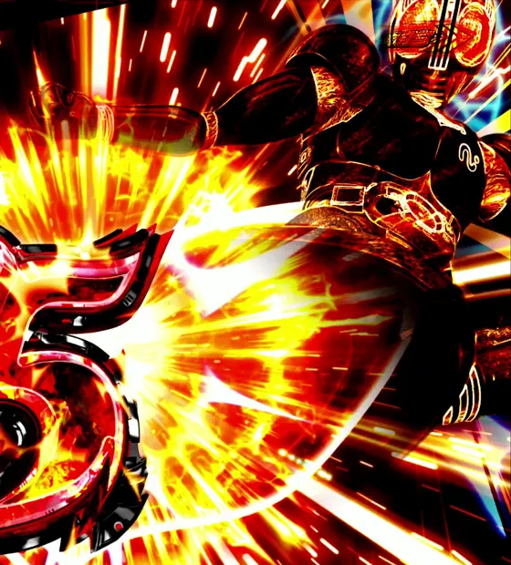 仮面ライダーBLACK（パチンコ）のライダーHOLD予告キック