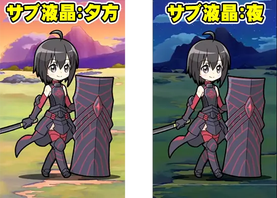 スマスロ痛いのは嫌なので防御力に極振りしたいと思います。のサブ液晶