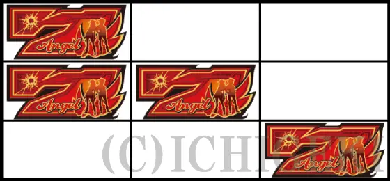 賞金首Angelの赤7シングル揃い