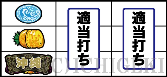 チバリヨ2の下段BAR停止時の打ち方手順