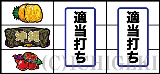 チバリヨ2のチェリー停止時の打ち方手順