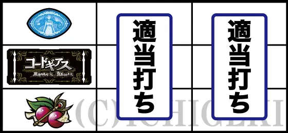 スマスロ コードギアス 反逆のルルーシュ／復活のルルーシュのチェリー停止時の打ち方手順