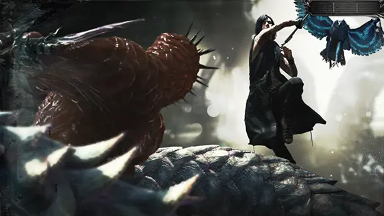 スマスロ デビル メイ クライ5 スタイリッシュトライブのST終了画面（V（特殊））