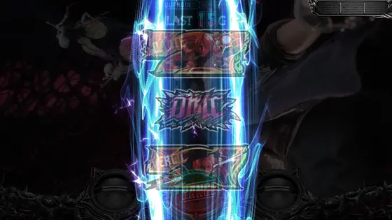 スマスロ デビル メイ クライ5 スタイリッシュトライブのST中の演出（狙え）