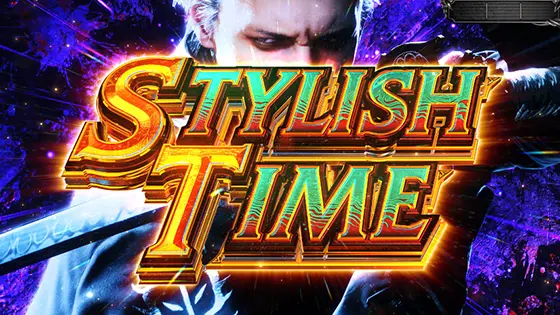 スマスロ デビル メイ クライ5 スタイリッシュトライブのST中の特殊ST突入画面