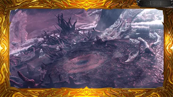 スマスロ デビル メイ クライ5 スタイリッシュトライブのDMCボーナス終了画面（魔界）