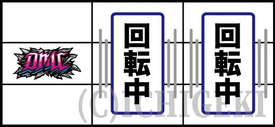 スマスロ デビル メイ クライ5 スタイリッシュトライブの停止形（左チャンス目停止）