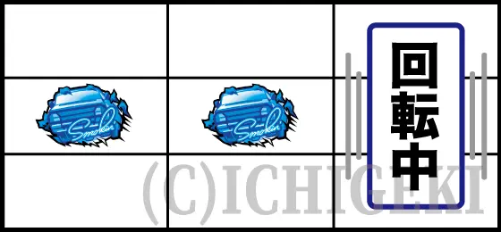 スマスロ デビル メイ クライ5 スタイリッシュトライブの停止形（中段リプレイテンパイ）