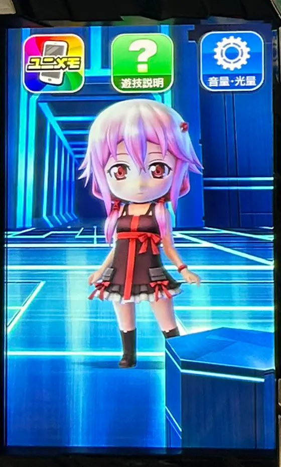 スマスロ ギルティクラウン2のサブ液晶のミニキャラいのり