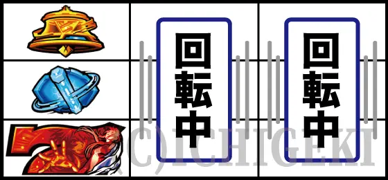 スマスロ ギルティクラウン2の6択判別手順