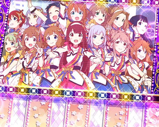 スマスロ アイドルマスター ミリオンライブ！ ネクストプロローグのロングフリーズのボーナス終了画面⑥