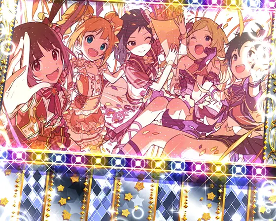 スマスロ アイドルマスター ミリオンライブ！ ネクストプロローグのボーナス終了画面⑦