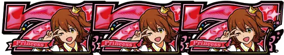 スマスロ アイドルマスター ミリオンライブ！ ネクストプロローグのPrincess BONUSの配当