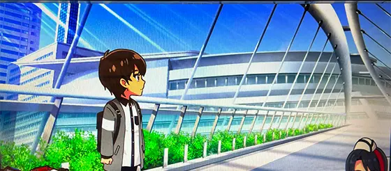L 仮面ライダー電王の河川敷ステージの画像