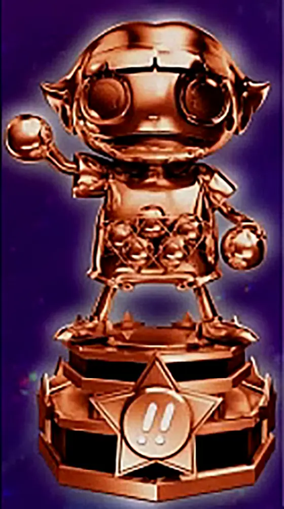 L 仮面ライダー 7RIDERSの玉ちゃんトロフィー ブロンズ