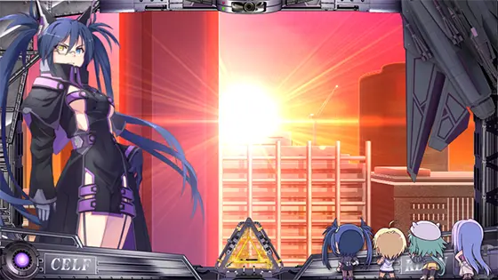 防空少女ラブキューレ２～極限の共鳴～の通常ステージ夜