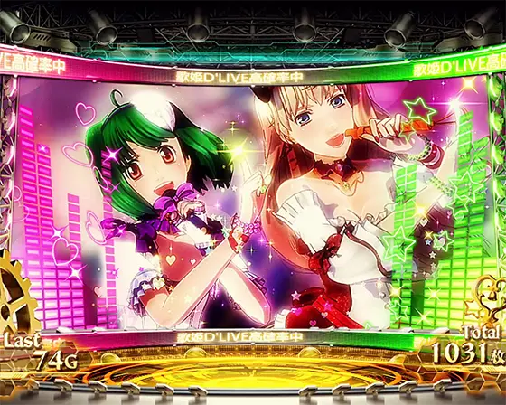 Lパチスロ マクロスフロンティア4のAT「高確ステージ」