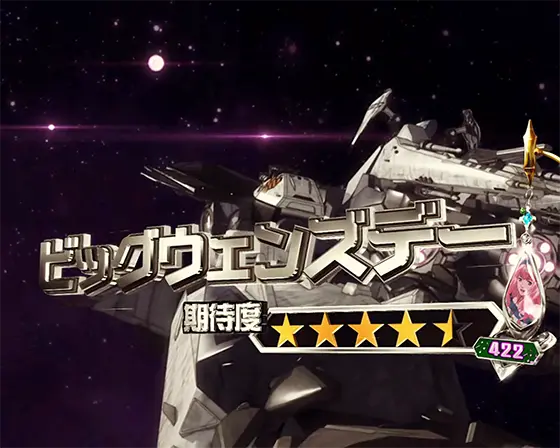 Lパチスロ マクロスフロンティア4の連続演出「ビッグウェンズデー」