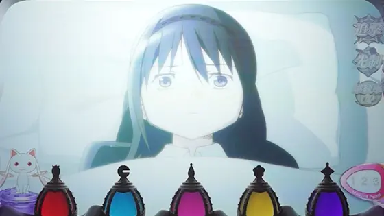 スマスロ劇場版 魔法少女まどか☆マギカ[前編]始まりの物語／[後編]永遠の物語f-フォルテ-の舞台装置の魔女【ワルプルギスの夜】 演出や法則(目覚め演出)