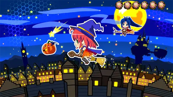 マジカルハロウィン８のRB中の画面