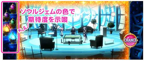 スマスロ マギアレコード 魔法少女まどか☆マギカ外伝の調整屋[前兆ステージ]の説明画像