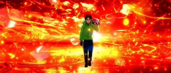 スマスロモンキーターンⅤの優出モード 背景:赤