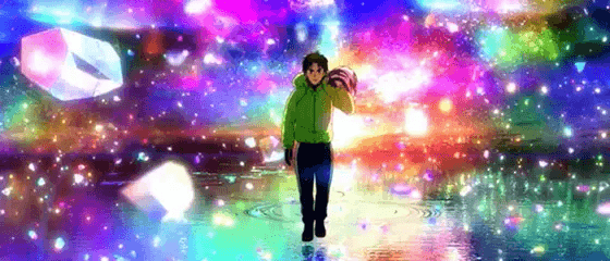 スマスロモンキーターンⅤの優出モード 背景:虹