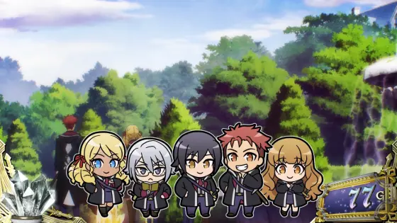 七つの魔剣が支配するのミニキャラ5人