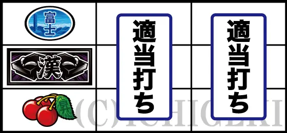 押忍！番長４のチェリー停止時