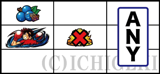 L リングにかけろ1 Vの青チェリー1