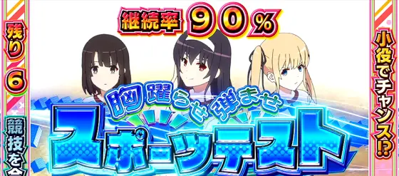 スロット 冴えない彼女の育てかたのスポーツテストCZ