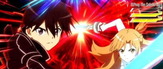 スロット ソードアート・オンラインの攻撃パターン「キリト+アスナ攻撃」