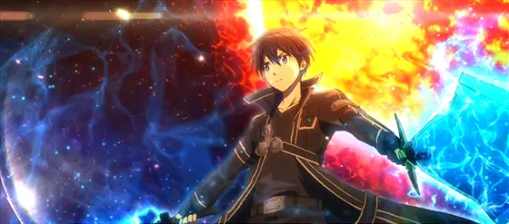 スロット ソードアート・オンラインのソードスキル27連撃目の画面