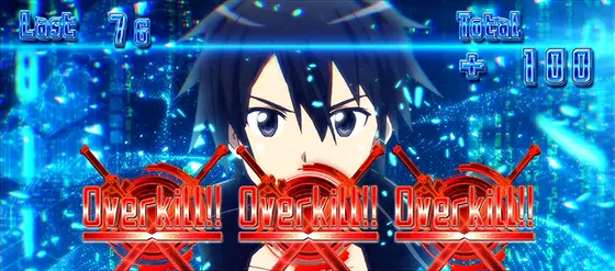 スロット ソードアート・オンラインのOverkillナビ画面