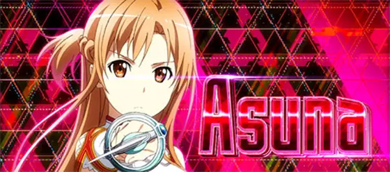 スロット ソードアート・オンラインのキャラ上乗せ「アスナ」画面
