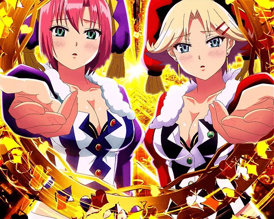 スマスロスーパーブラックジャックのSST中告知(2人)