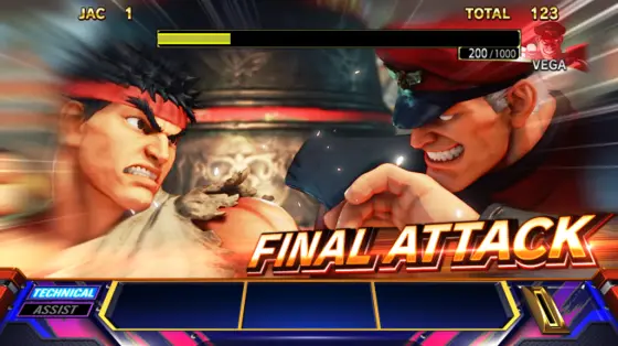 スマスロ ストリートファイターＶ 挑戦者の道のファイナルアタック