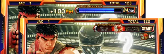 スマスロ ストリートファイターＶ 挑戦者の道のファイターポイントゲージ