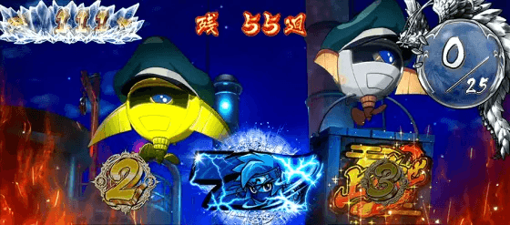 忍魂参 ~奥義皆伝ノ章~の色ナビ押し順帯電