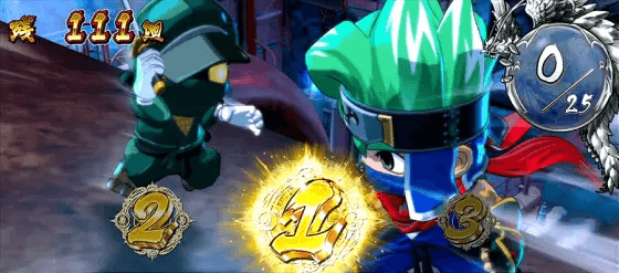 忍魂参 ~奥義皆伝ノ章~の押し順ナビ黄色