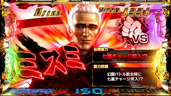 スマスロ真・北斗無双の伝授キャラ「ミスミ」