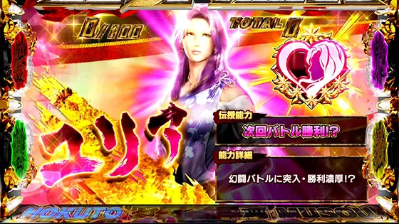 スマスロ真・北斗無双の伝授キャラ「ユリア」
