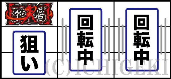Lパチスロ戦姫絶唱シンフォギア 正義の歌の左リールにBAR狙い