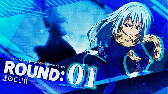 スマスロ転生したらスライムだった件のラウンド開始画面「青」