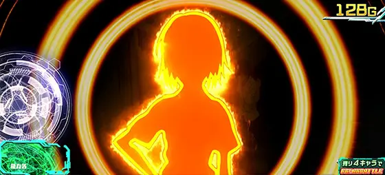 スマスロ とある魔術の禁書目録のシルエット演出(御坂美琴)