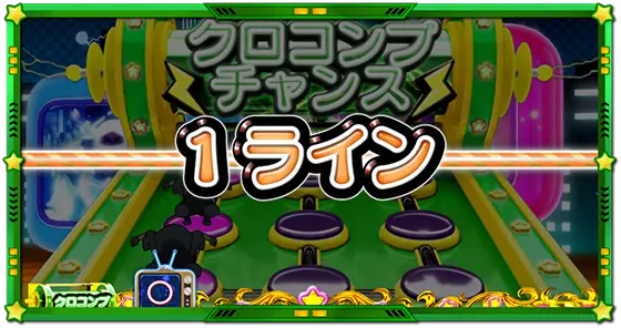 Lうる星やつらのクロコンプチャンス「1ライン」